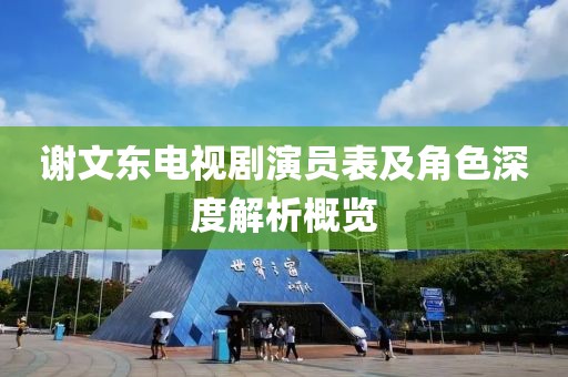 谢文东电视剧演员表及角色深度解析概览