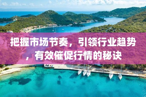 把握市场节奏，引领行业趋势，有效催促行情的秘诀