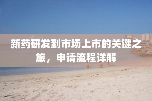 新药研发到市场上市的关键之旅，申请流程详解