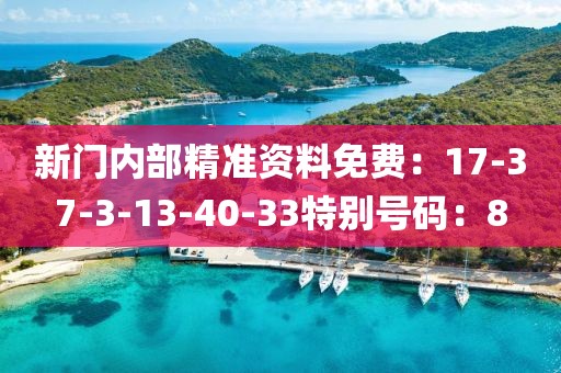 新门内部精准资料免费：17-37-3-13-40-33特别号码：8