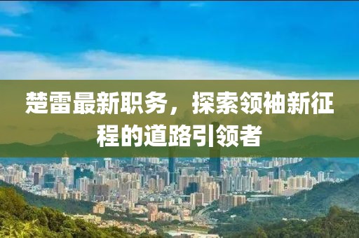 楚雷最新职务，探索领袖新征程的道路引领者