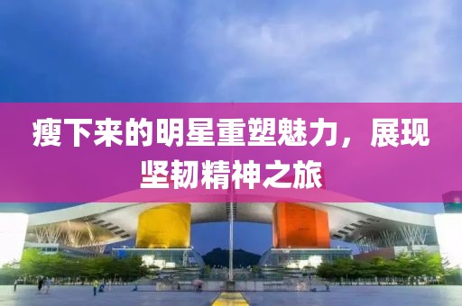 瘦下来的明星重塑魅力，展现坚韧精神之旅