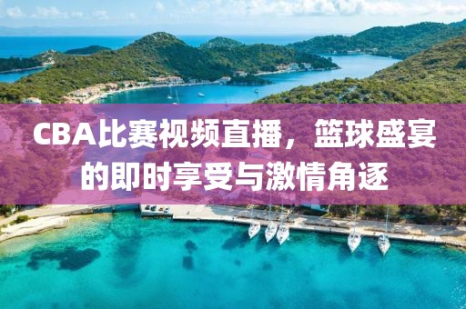 CBA比赛视频直播，篮球盛宴的即时享受与激情角逐