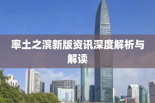 率土之滨新版资讯深度解析与解读