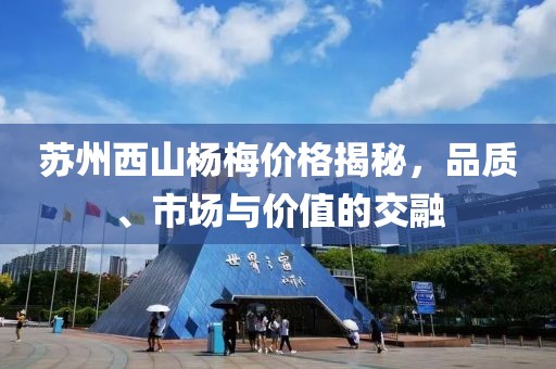 苏州西山杨梅价格揭秘，品质、市场与价值的交融