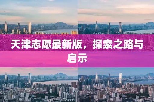 天津志愿最新版，探索之路与启示