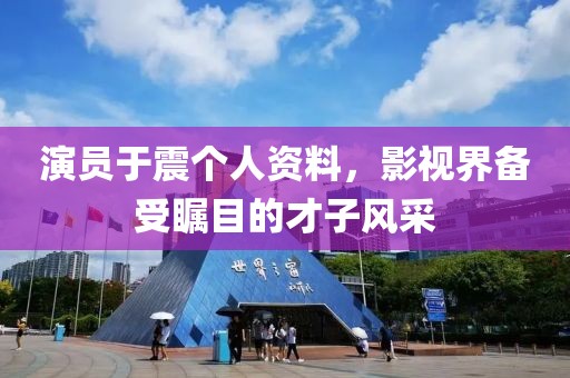演员于震个人资料，影视界备受瞩目的才子风采