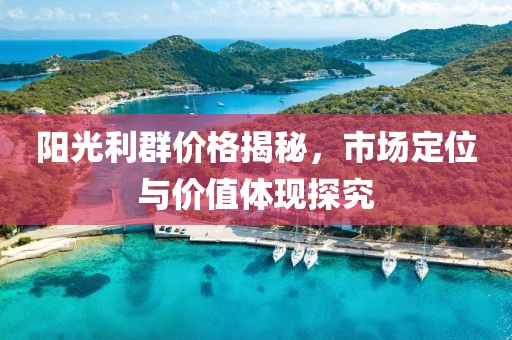 阳光利群价格揭秘，市场定位与价值体现探究