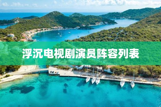 浮沉电视剧演员阵容列表