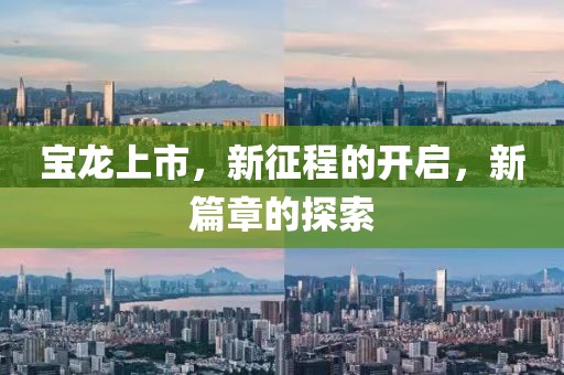 宝龙上市，新征程的开启，新篇章的探索