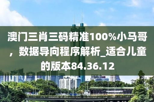 澳门三肖三码精准100%小马哥，数据导向程序解析_适合儿童的版本84.36.12