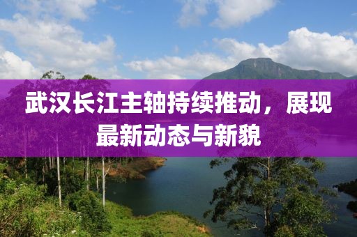 武汉长江主轴持续推动，展现最新动态与新貌