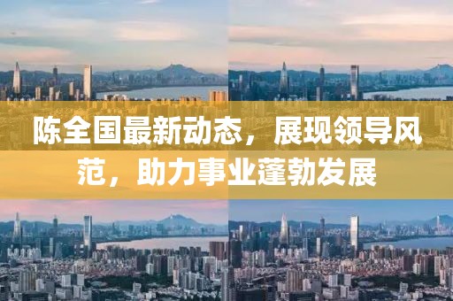 陈全国最新动态，展现领导风范，助力事业蓬勃发展