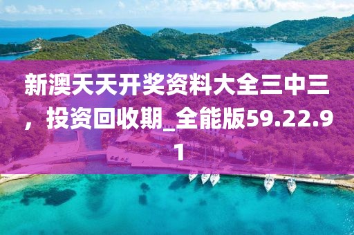 新澳天天开奖资料大全三中三，投资回收期_全能版59.22.91