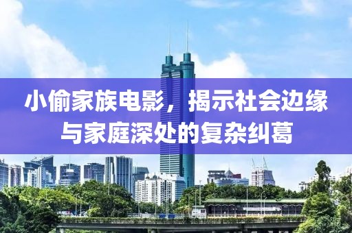 小偷家族电影，揭示社会边缘与家庭深处的复杂纠葛