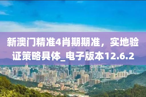 新澳门精准4肖期期准，实地验证策略具体_电子版本12.6.2