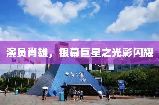 演员肖雄，银幕巨星之光彩闪耀