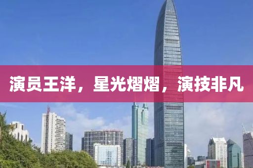 演员王洋，星光熠熠，演技非凡