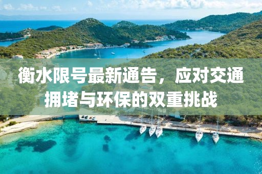 衡水限号最新通告，应对交通拥堵与环保的双重挑战