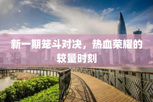新一期笼斗对决，热血荣耀的较量时刻
