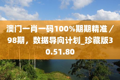 澳门一肖一码100%期期精准／98期，数据导向计划_珍藏版30.51.80