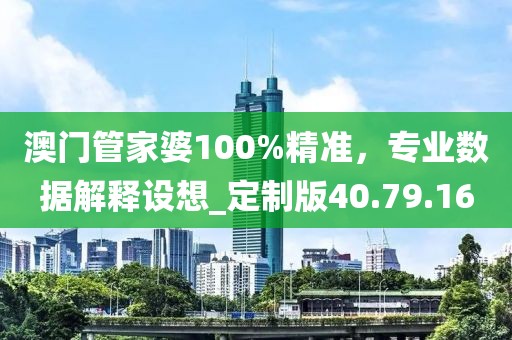 澳门管家婆100%精准，专业数据解释设想_定制版40.79.16