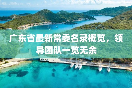 广东省最新常委名录概览，领导团队一览无余