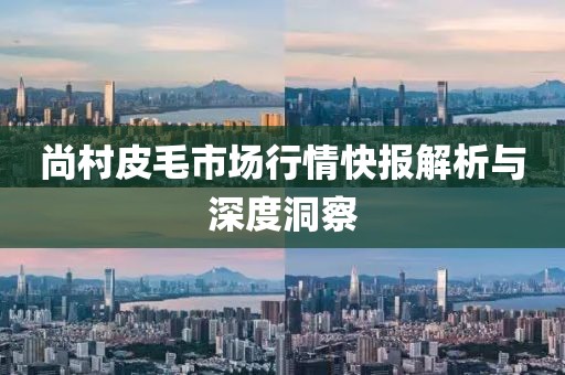 尚村皮毛市场行情快报解析与深度洞察