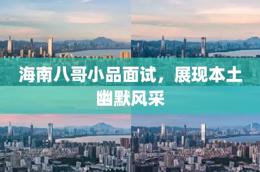 海南八哥小品面试，展现本土幽默风采
