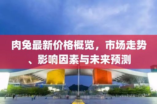 肉兔最新价格概览，市场走势、影响因素与未来预测