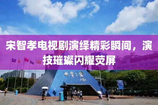 宋智孝电视剧演绎精彩瞬间，演技璀璨闪耀荧屏