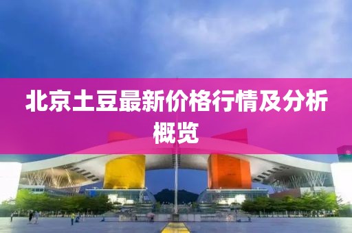 北京土豆最新价格行情及分析概览