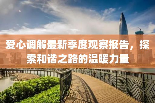 爱心调解最新季度观察报告，探索和谐之路的温暖力量