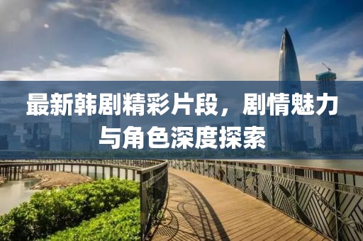 最新韩剧精彩片段，剧情魅力与角色深度探索