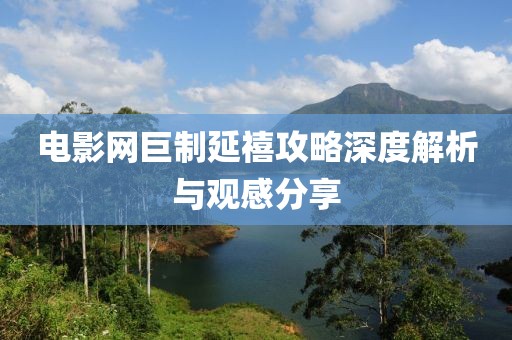 电影网巨制延禧攻略深度解析与观感分享