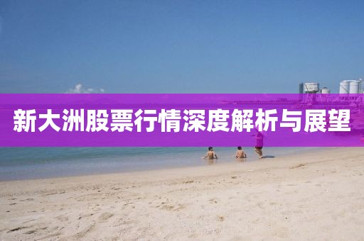 新大洲股票行情深度解析与展望
