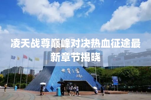 凌天战尊巅峰对决热血征途最新章节揭晓
