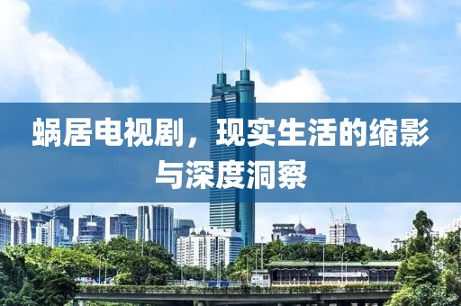 蜗居电视剧，现实生活的缩影与深度洞察