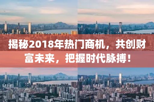 揭秘2018年热门商机，共创财富未来，把握时代脉搏！