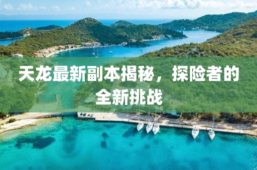 天龙最新副本揭秘，探险者的全新挑战