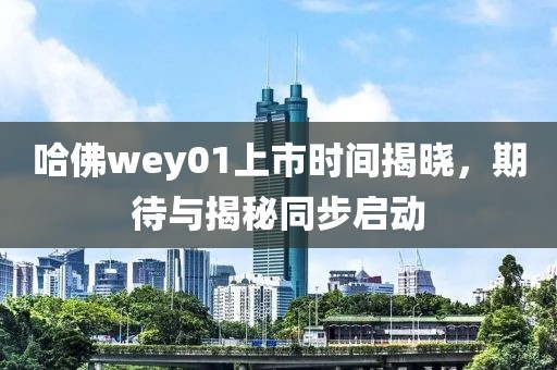 哈佛wey01上市时间揭晓，期待与揭秘同步启动
