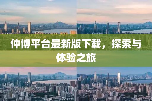 仲博平台最新版下载，探索与体验之旅