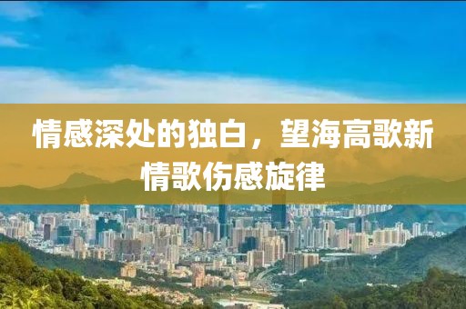 情感深处的独白，望海高歌新情歌伤感旋律