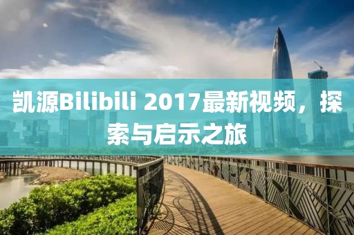 凯源Bilibili 2017最新视频，探索与启示之旅