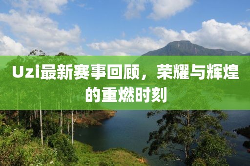 Uzi最新赛事回顾，荣耀与辉煌的重燃时刻