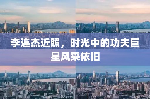 李连杰近照，时光中的功夫巨星风采依旧