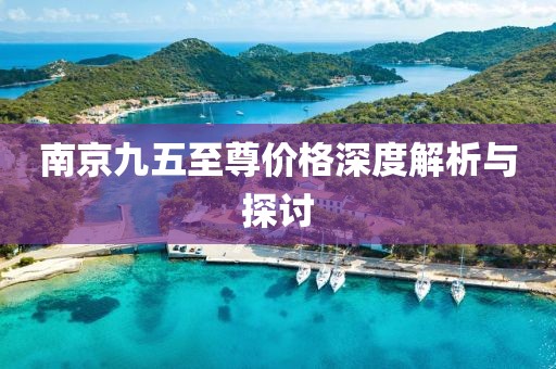 南京九五至尊价格深度解析与探讨
