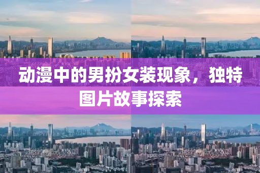 动漫中的男扮女装现象，独特图片故事探索