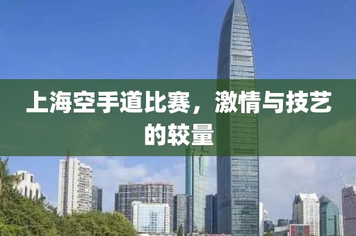 上海空手道比赛，激情与技艺的较量
