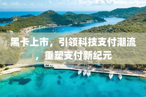 黑卡上市,引领科技支付潮流,重塑支付新纪元